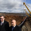 Bulgarijoje pradėti ilgai atidėlioti bendro dujotiekio su Serbija tiesimo darbai