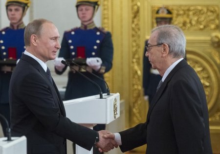 Yevgeny Primakov with Vladimir Putin