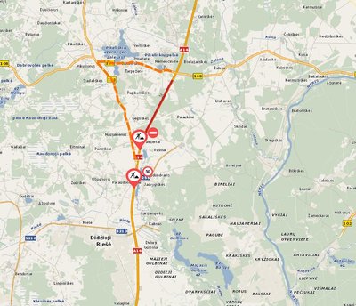 Kelias A14 Vilnius-Utena bus remontuojamas iki spalio, vairuotojams teks naudotis apylanka