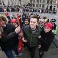 Londone įvyko „geltonųjų liemenių“ judėjimo įkvėpta demonstracija
