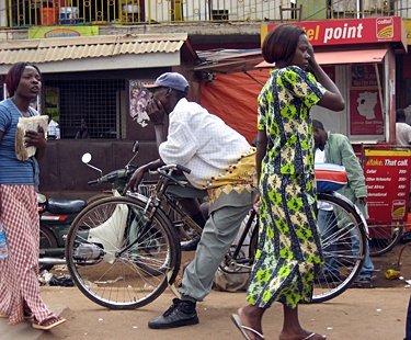 Uganda. Kampalos gatvė