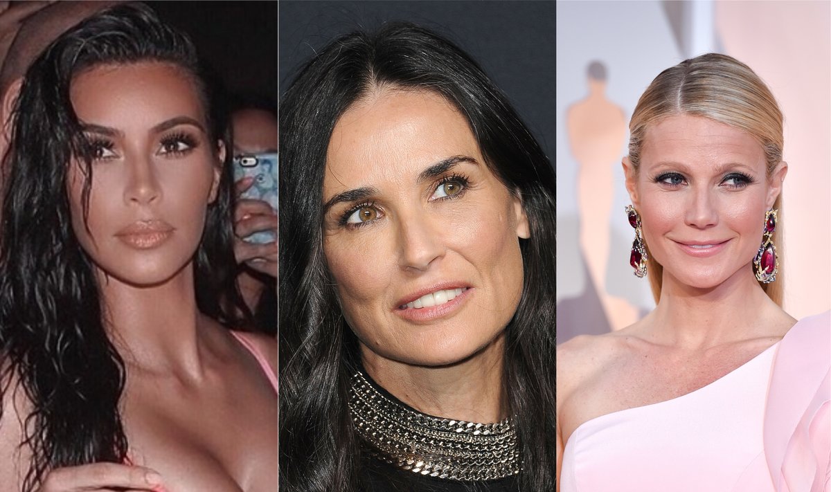 Kim Kardashian, Demi Moore, Gwyneth Paltrow