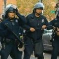 JAV Ouklando policija išvaikė protestuojančius prieš Volstrito politiką