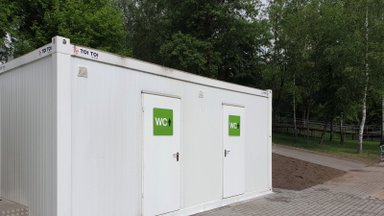 Dviejuose Vilniaus paplūdimiuose įrengti nauji tualetai