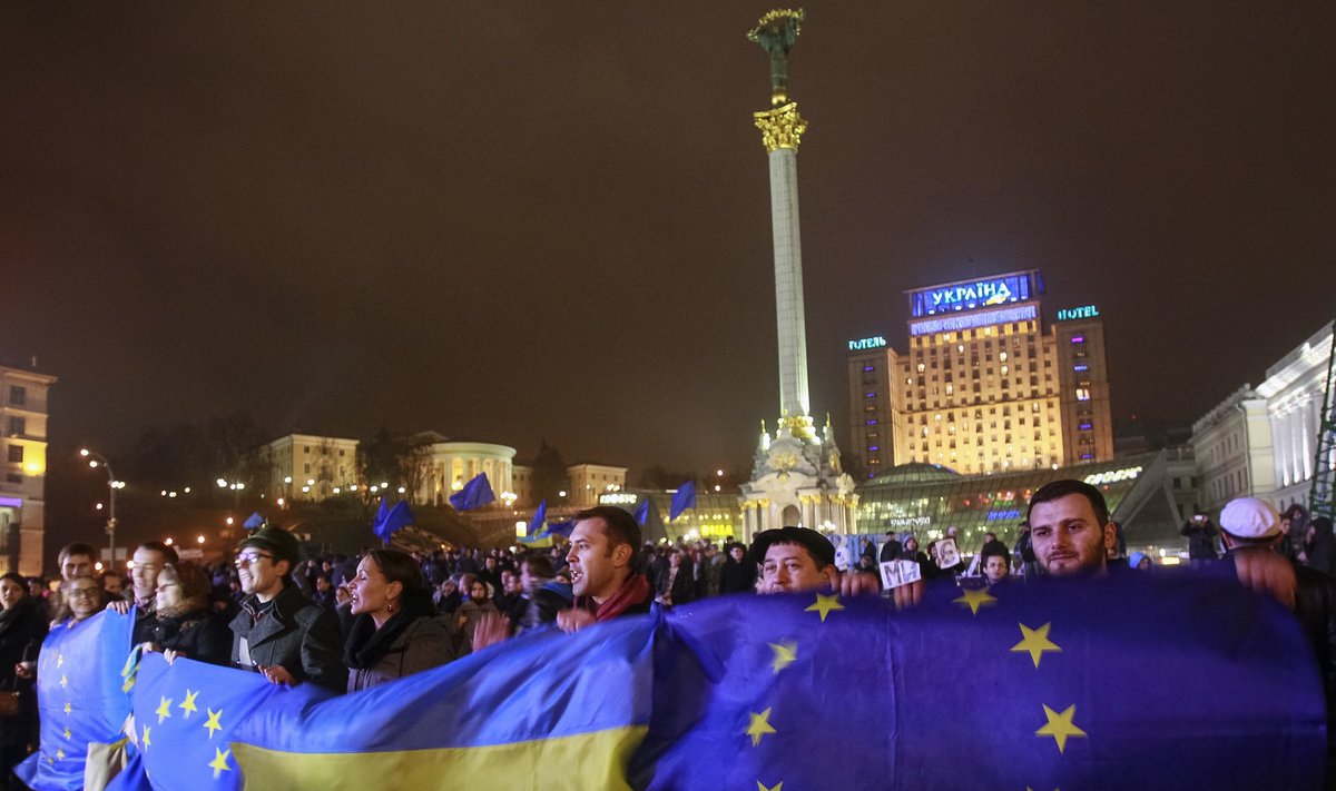 Украина, Киев, протест