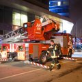 Į „Vilniaus vartus“ sulėkė ugniagesiai, teko evakuoti gyventojus