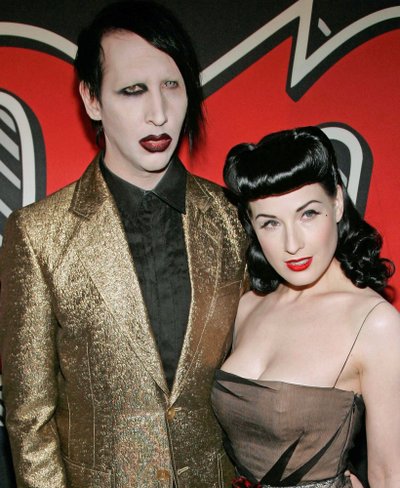 Marilyn Mansonas ir Dita Von Teese