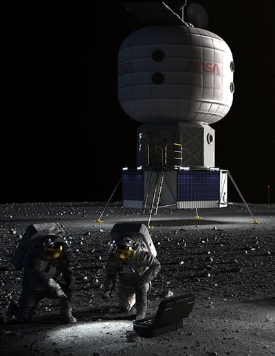 Planuojama į Mėnulį išsiųsti pirmąjį europietį. NASA/ESA nuotr.