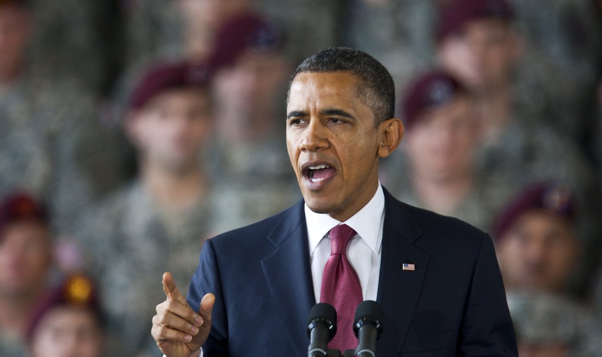 B.Obama pasveikino iš Irako grįžusius karius