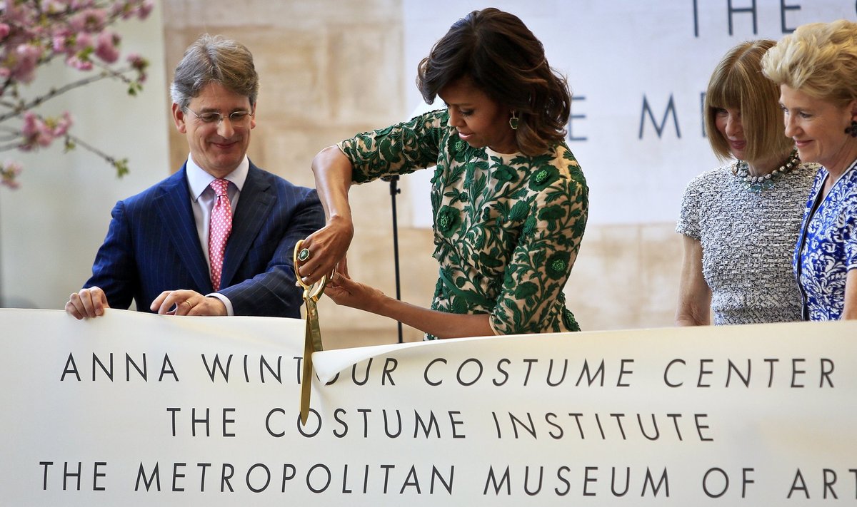 Michelle Obama atidarė A.Wintour kostiumo centrą