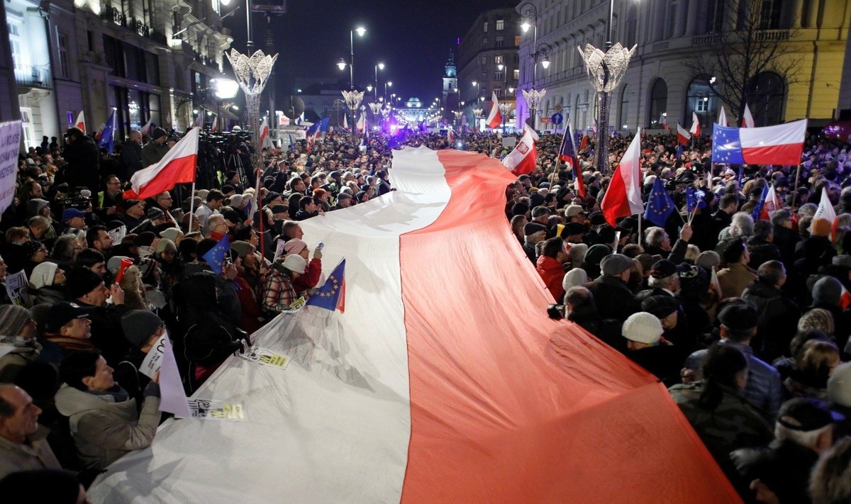 Protestai Lenkijoje