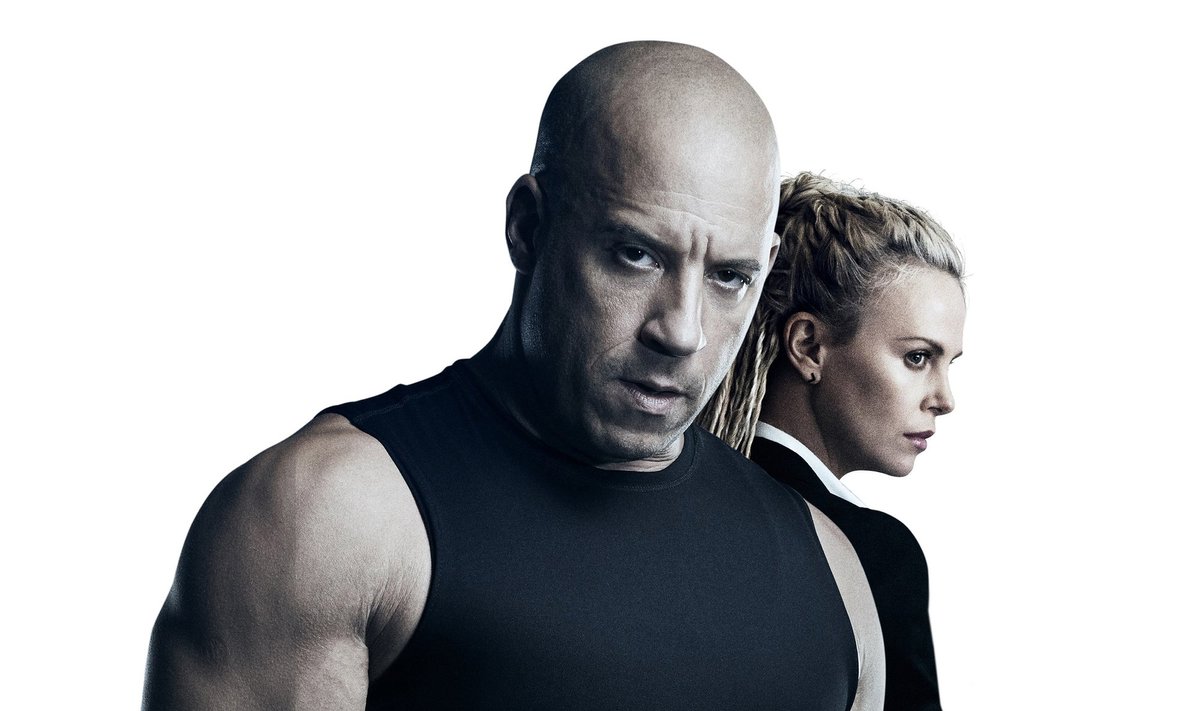 Filmas "Greiti ir įsiutę 8", Vin Diesel ir Charlize Theron