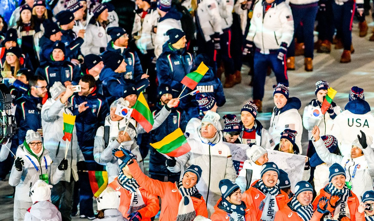 Pjongčango olimpinių žaidynių uždarymas