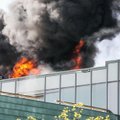 Vilniaus centre, Karaliaus Mindaugo apartamentuose, kilo didžiulis gaisras