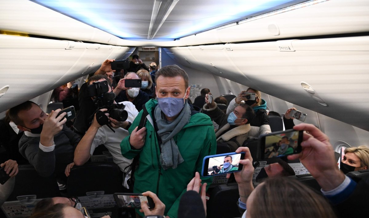 Navalnas grįžta į Maskvą