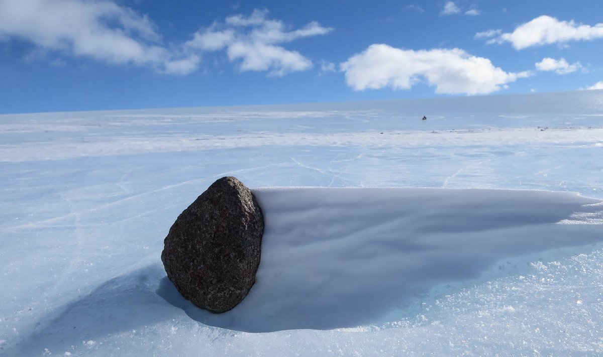 Antarktidoje aptinkami meteoritai. Scanpix/Vida Press nuotr.