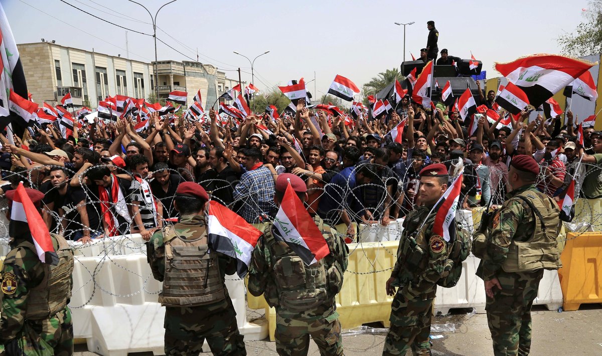 Irake vyksta masiniai protestai