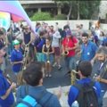 Jeruzalėje tūkstančiai žmonių dalyvavo homoseksualų parade