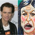 Jimo Carrey piešti paveikslai sukėlė audrą: papiktino tai, kas juose pavaizduota