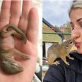Nepaprasta draugystė: voverė kasdien grįžta pas moterį, kuri ją išgelbėjo