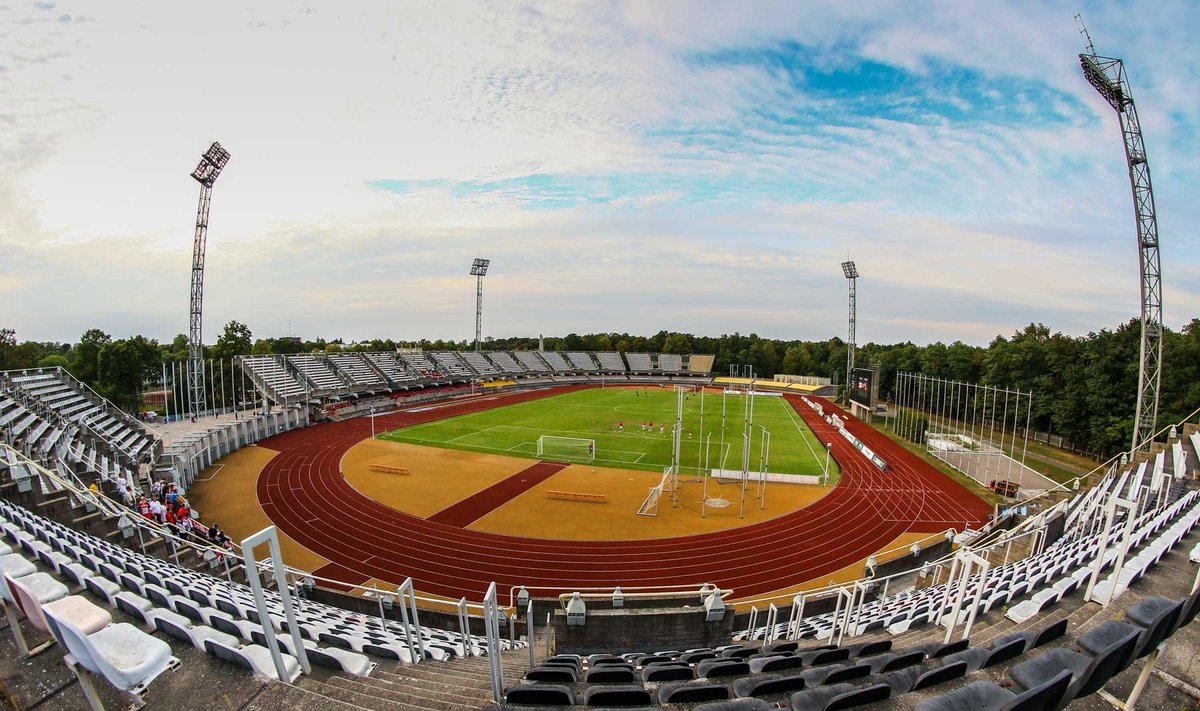 Darius and Girėnas Stadium in Kaunas now
