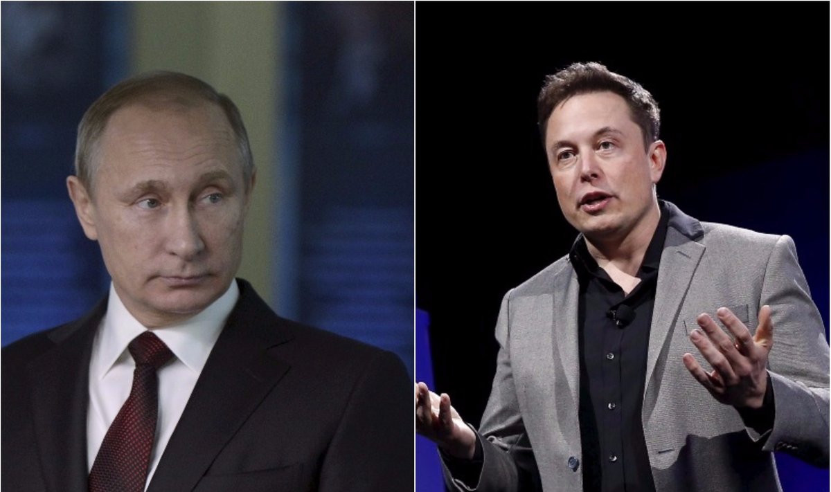 Vladimiras Putinas, Elonas Muskas