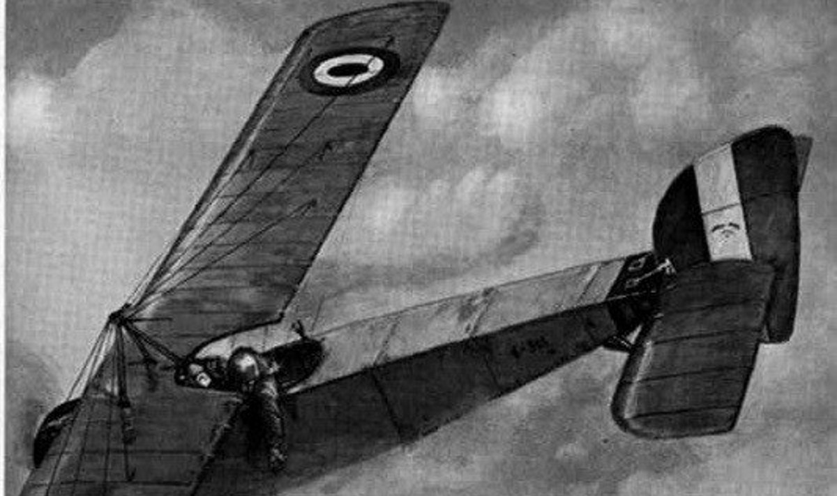 Praėjus dienai po O. Boelckės žūties britai virš vokiečių karo aerodromo numetė vainiką