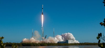 NanoAvionics palydovus į orbitą iškėlė SpaceX raketa. NanoAvionics/SpaceX nuotr.