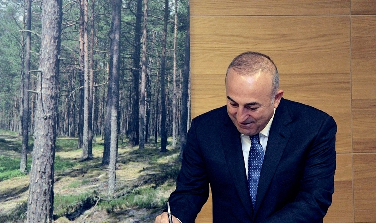 Turkey's Foreign Minister Mevlut Cavusoglu. Photo courtesy of Lithuanian MFA