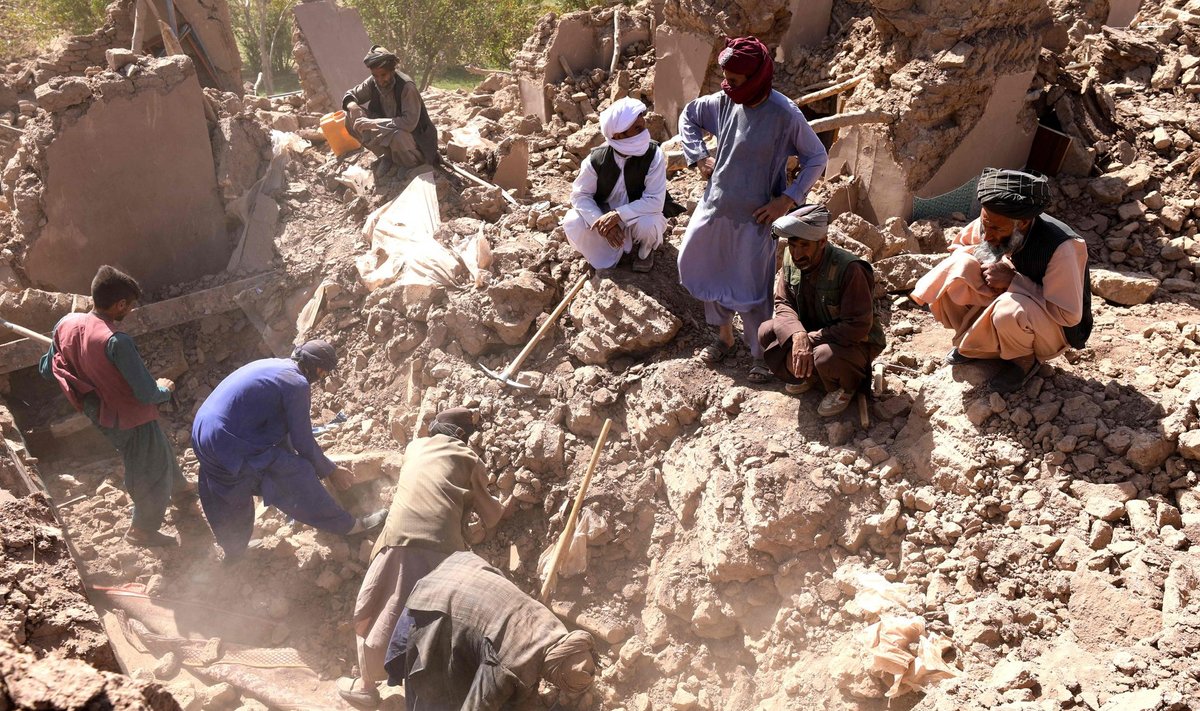 Žemės drebėjimas Afganistane
