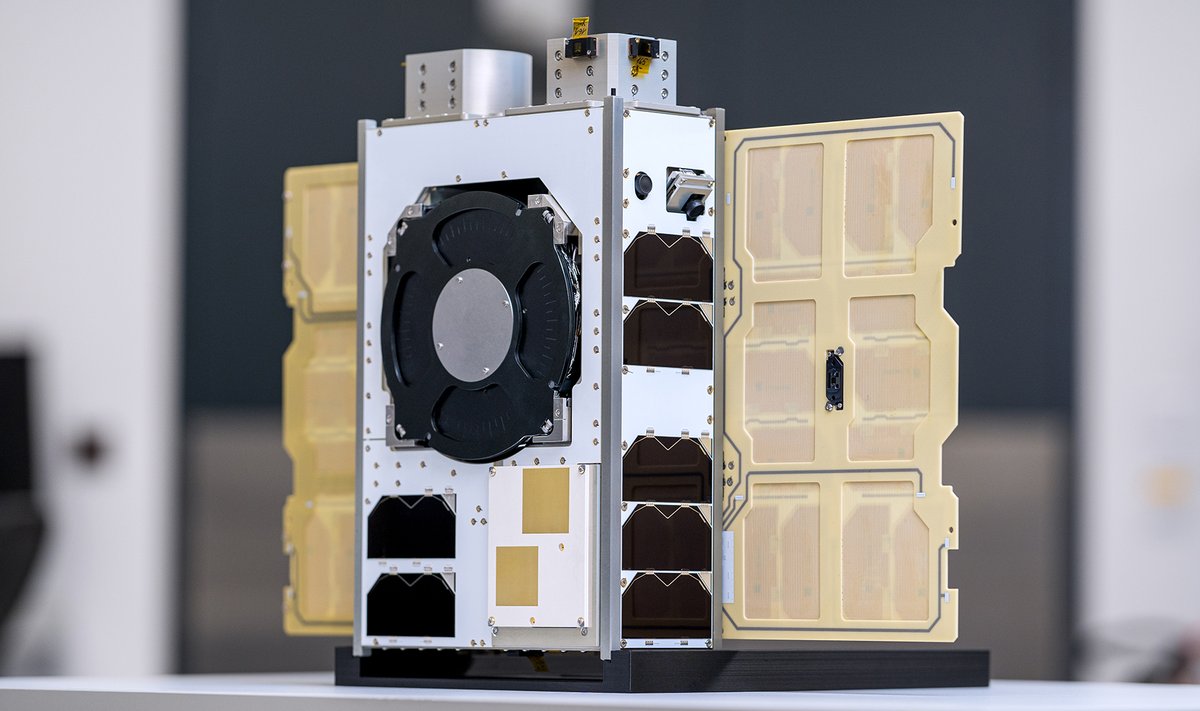 NanoAvionics palydovus į orbitą iškėlė SpaceX raketa. NanoAvionics/SpaceX nuotr.