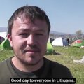 Refugee from Afghanistan asks for help from Lithuanian president - in Lithuanian