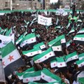 13-osios karo Sirijoje metinės: tūkstančiai žmonių protestavo prieš al Assadą