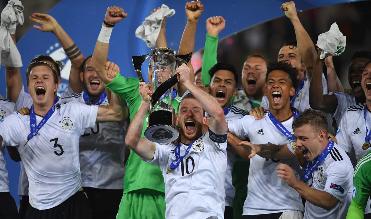 Europos futbolo iki 21 metų čempionato finale Vokietija įveikė Ispaniją