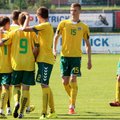 Prieš Europos čempionatą Lietuvos U-19 futbolo rinktinė liejo prakaitą ir Lenkijoje