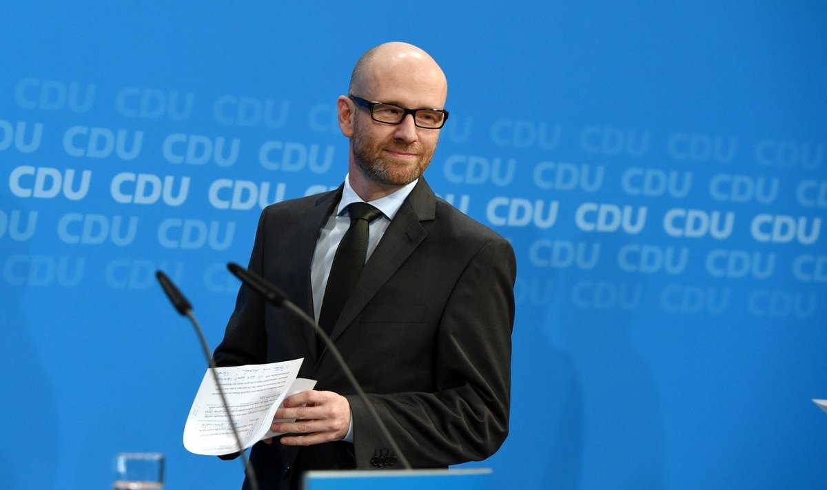 CDU generalinis sekretorius Peteris Tauberis