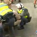 Nufilmuota: kaip San Paulo apsaugininkai olimpinę ugnį išgelbėjo