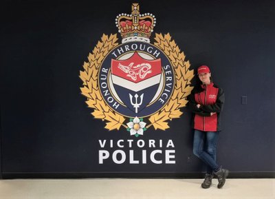 Gražina Kristina Sviderskytė / savanorystė Viktorijos (Kanada) policijos departamente