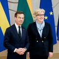 Šimonytė, Sweden’s Kristersson discuss regional security