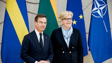 Šimonytė, Sweden’s Kristersson discuss regional security