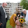 Popiežius aplankė skurdžiai gyvenančius Slovakijos romus: pasigedo geresnės integracijos