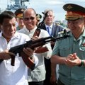 Filipinų prezidentas priėmė iš Rusijos atplukdytus ginklus