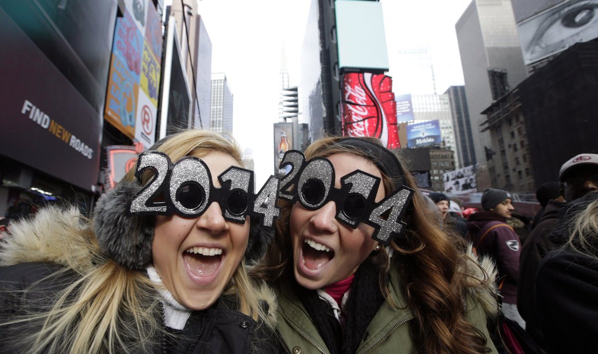 Amerika laukia Naujųjų metų Niujorke