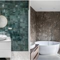 Kodėl net ir mažam vonios kambariui geriau rinktis dideles plyteles: interjero dizainerė parodė pavyzdžius