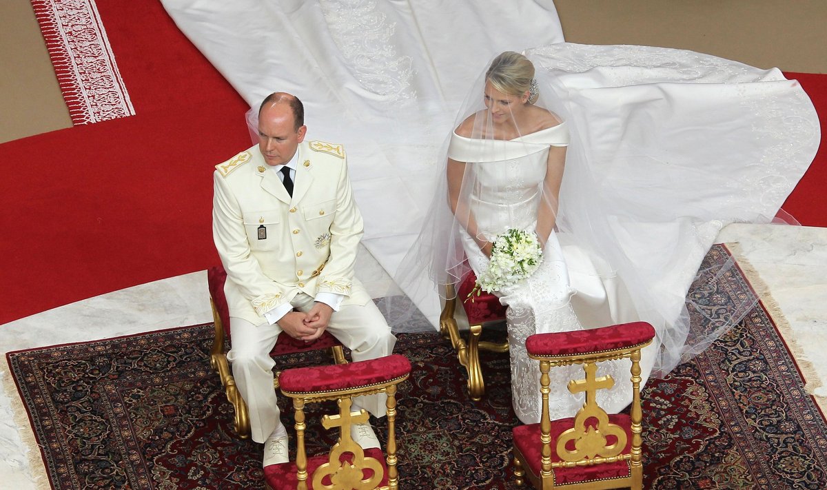 Monako kunigaikščio Alberto II ir kunigaikštienės Charlene vestuvių religinė ceremonija