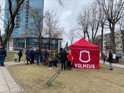 Vilniuje  pasodinta apie 2 tūkst. krūmų