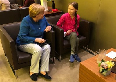 Angela Merkel, Greta Thunberg