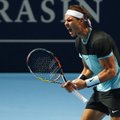 R. Nadalis pergale pradėjo teniso turnyrą Šveicarijoje