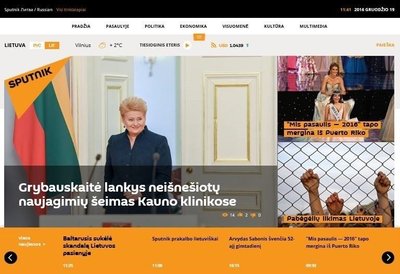 "Sputnik" Kremliaus dezinformaciją skleis ir lietuvių kalba