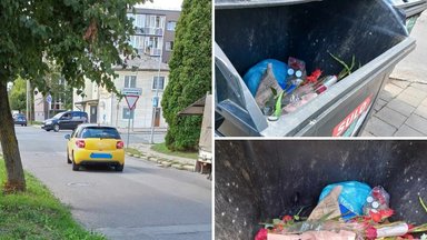 Panevėžiečiai pasibaisėjo: šiukšlių konteineryje – jaunos mokytojos išmestos Rugsėjo 1-osios gėlės